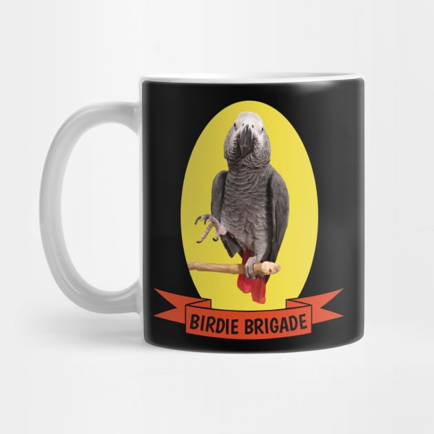 Birdie Brigade Congo African Grey Parrot by Einstein Parrot